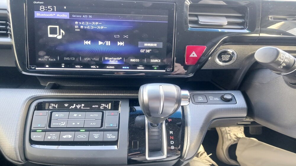 ステップワゴン エアコン周り